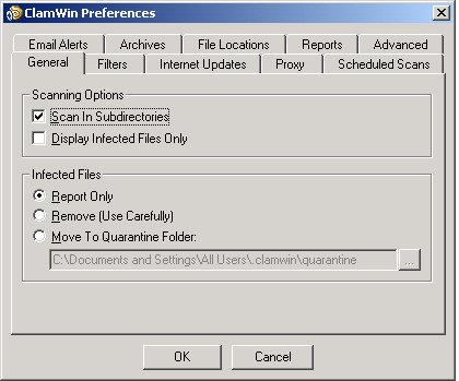 ClamWin Free Antivirus screenshot 3
