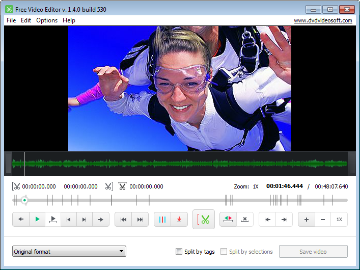 DVDVideoSoft Free Video Editor screenshot 2