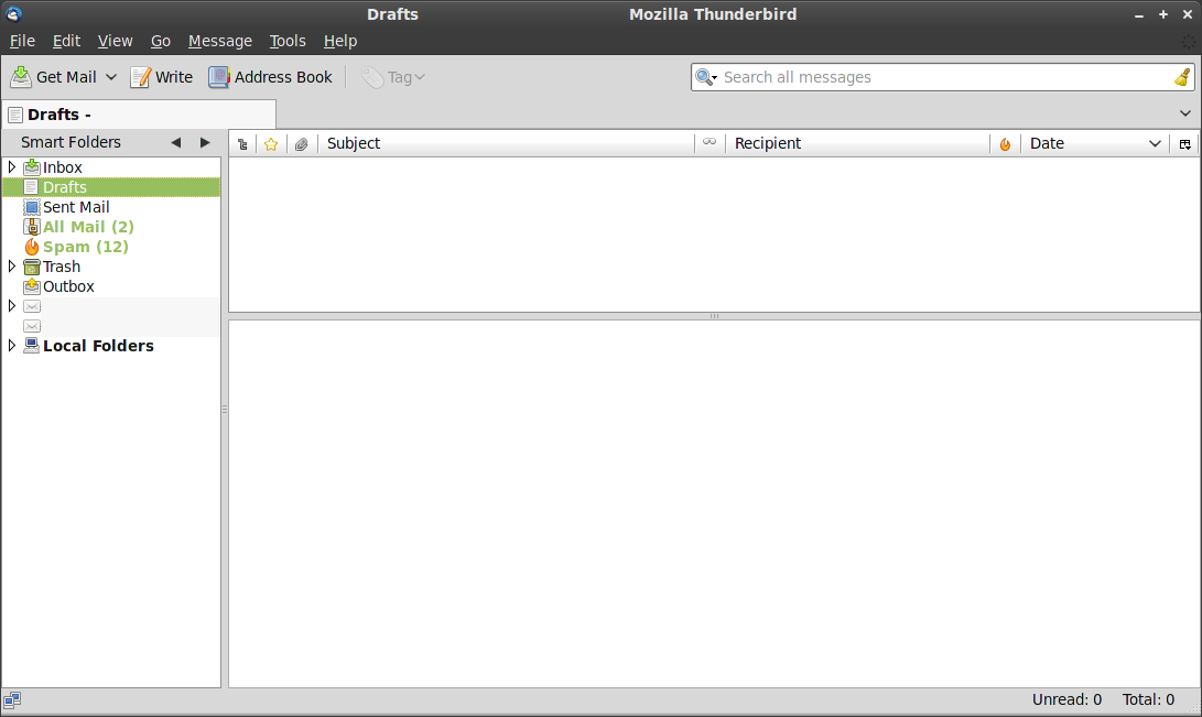 Mozilla Thunderbird screenshot 2