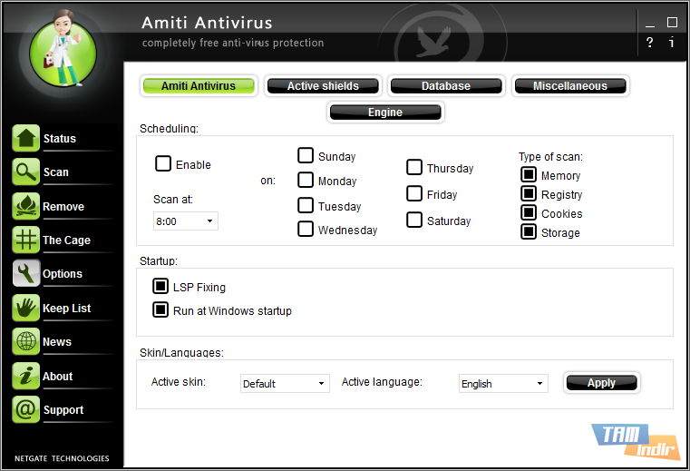 Amiti Free Antivirus screenshot 5