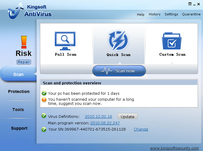 Kingsoft Antivirus screenshot 5