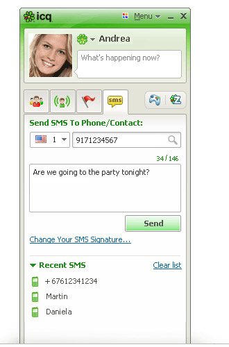 ICQ-Messenger screenshot 2