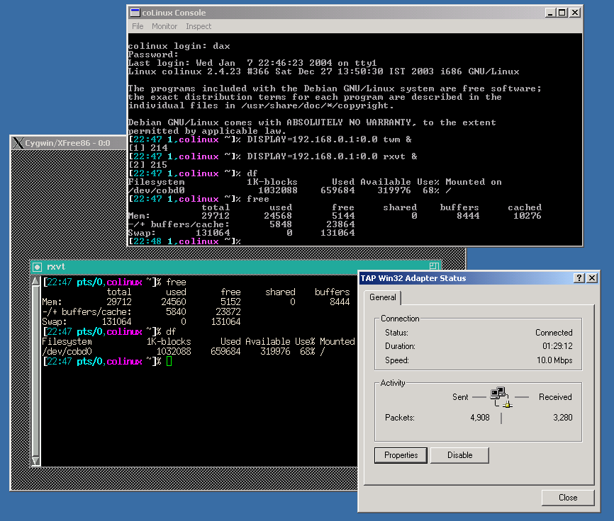Cooperative Linux screenshot 3