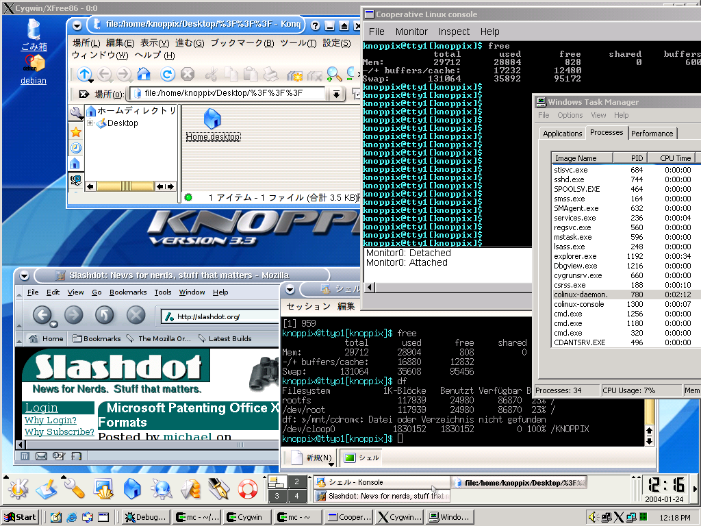 Cooperative Linux screenshot 4
