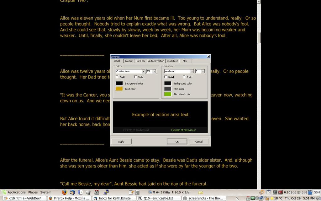 Q10 Editor screenshot 2