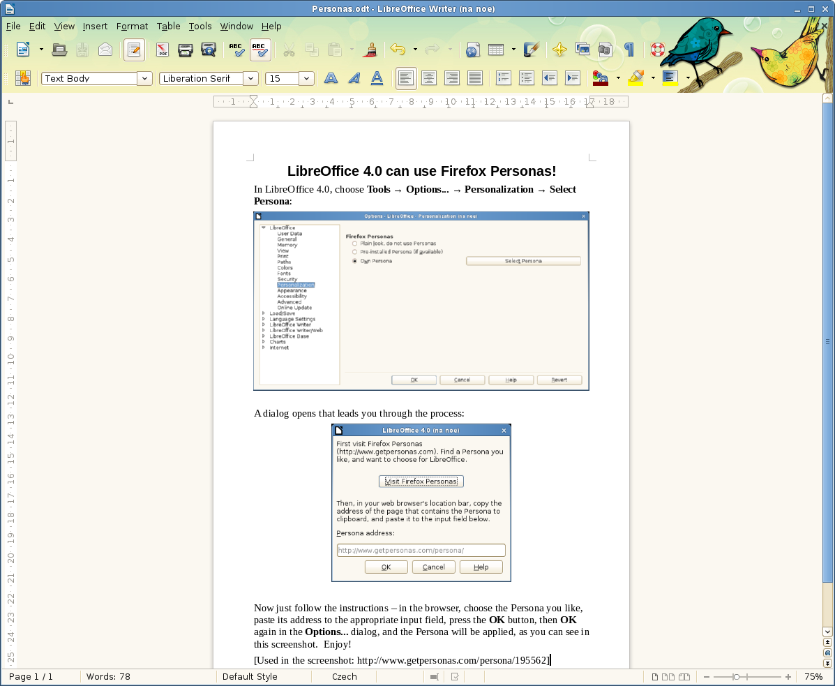 LibreOffice screenshot 6