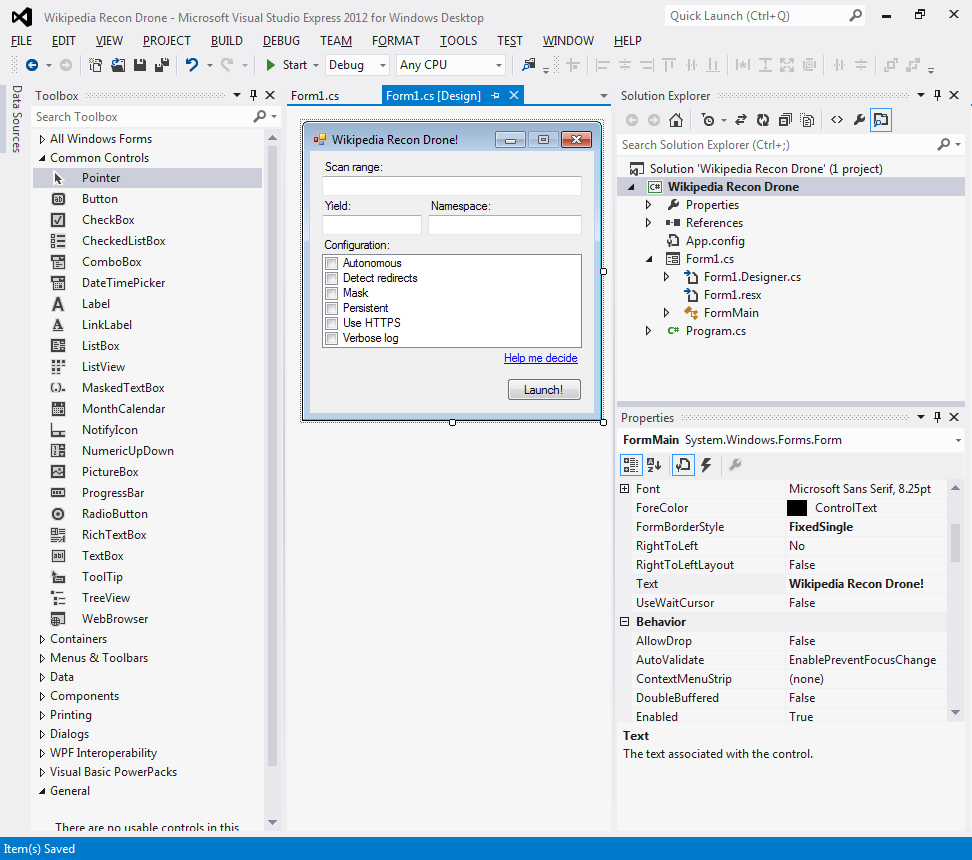 Visual Studio Express screenshot 4