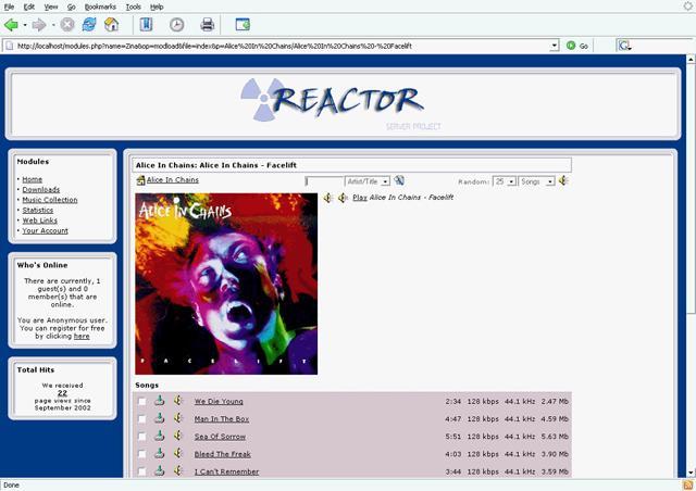 Reactor Server screenshot 2