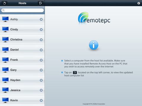 RemotePC screenshot 2