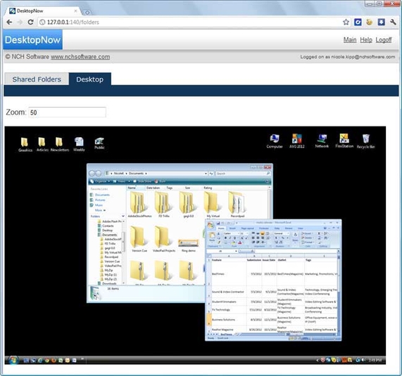 DesktopNow Remote Computer Access screenshot 2
