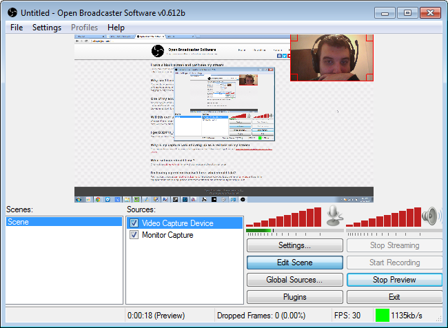 Open Broadcaster Software screenshot 2