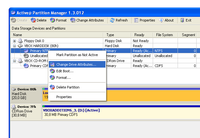 Active Partition Manager screenshot 3