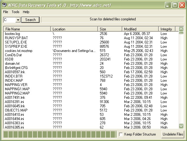 ADRC Data Recovery Tools  screenshot 3
