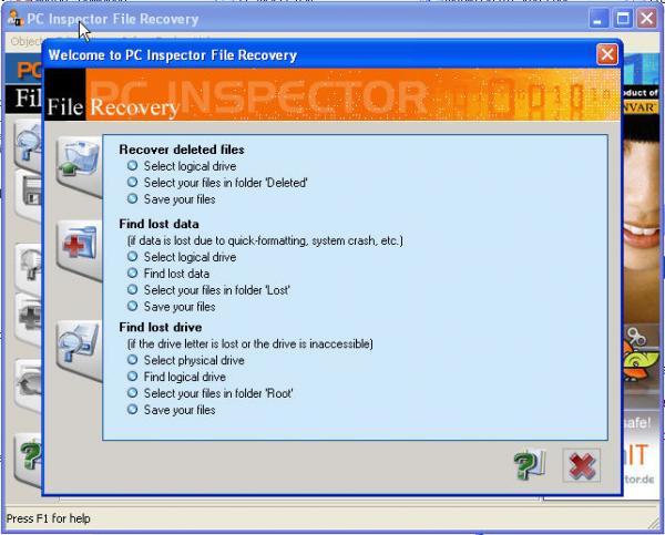 PC Inspector File Recovery screenshot 3
