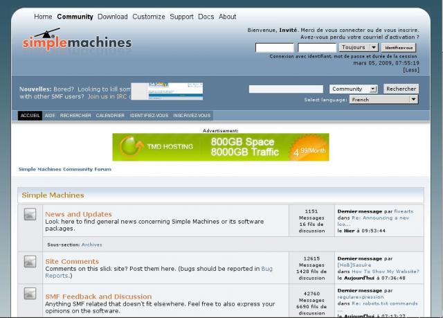 Simple Machines Forum screenshot 3