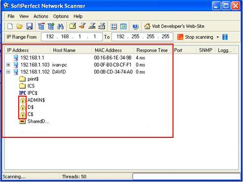 Network Scanner screenshot 2
