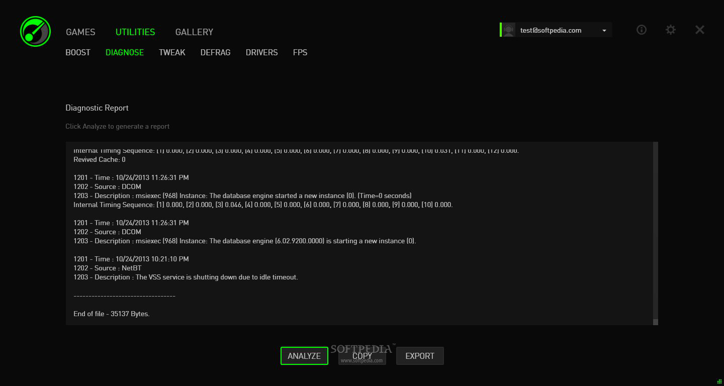 Razer Game Booster screenshot 4