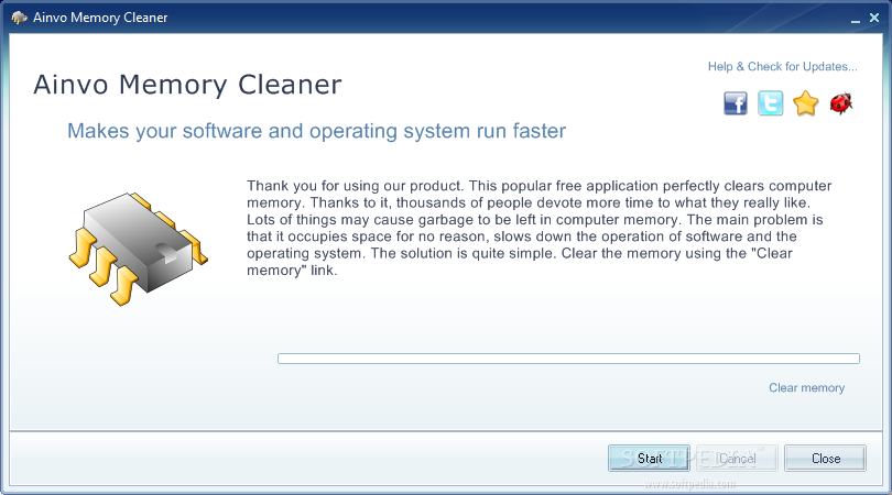 Ainvo Memory Cleaner screenshot 2