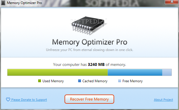 Memory Optimizer ProXFast RAM screenshot 2
