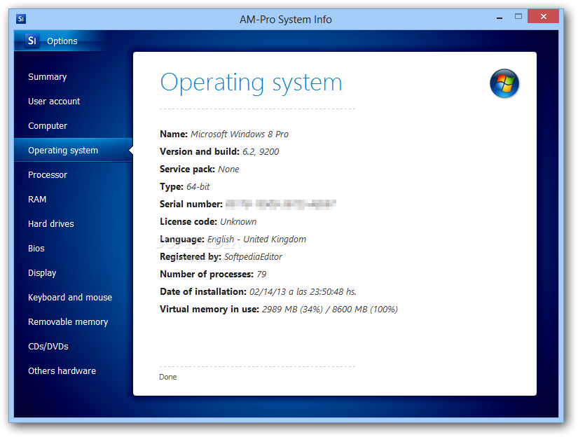 AM-Pro System Info screenshot 5