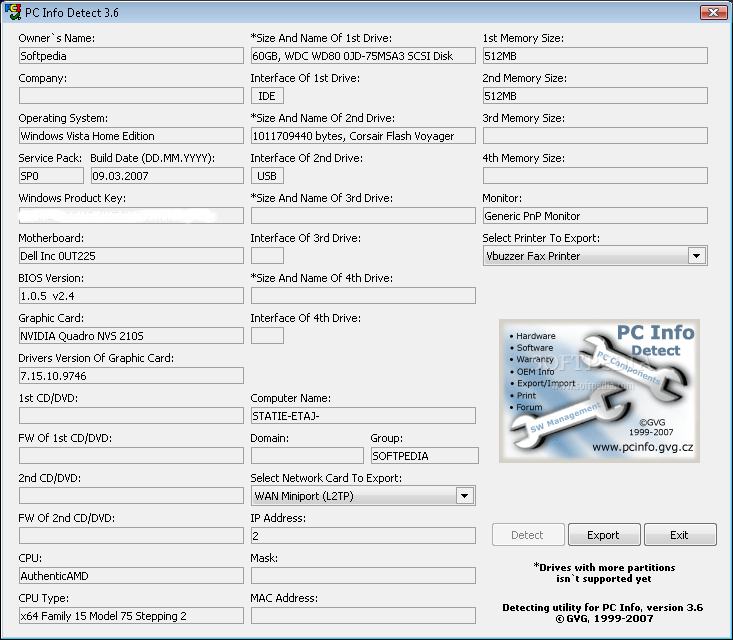 PC Info screenshot 2