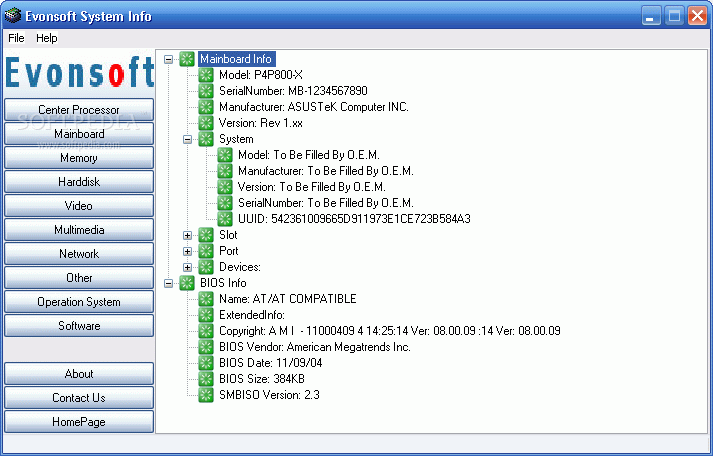 Evonsoft System Info screenshot 3