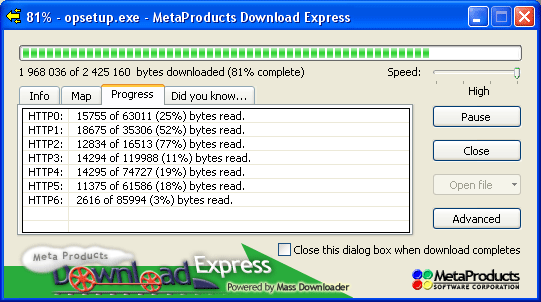 Meta Products Download Express screenshot 4