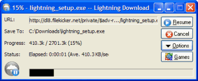 Lightning Download screenshot 4